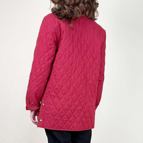 Vintage Quilted Chore Coat Barn Jacket Preppy English Countryside Field Hunting - Picture 4 of 9